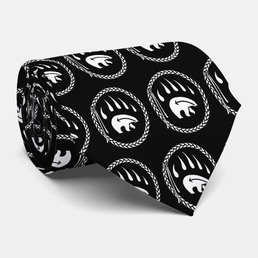 白くまのタイ種族くま爪の芸術のタイ/ネクタイ ネクタイ (ロール)