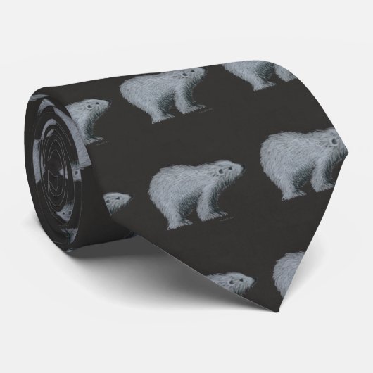 白くまのタイ ネクタイ (ロール)
