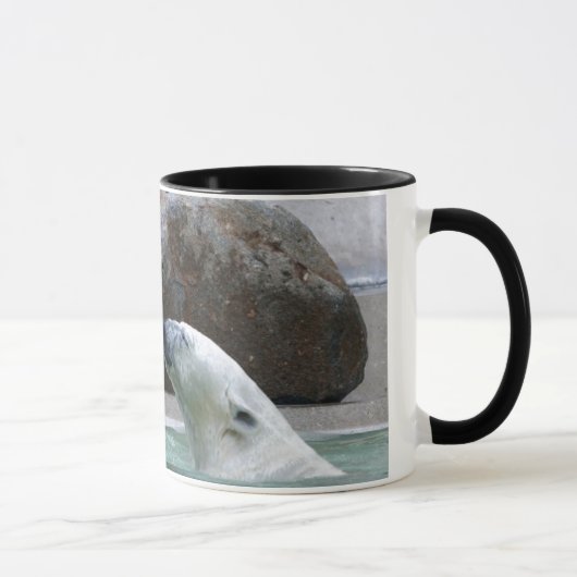 白くまの信号器のマグ マグカップ (右)
