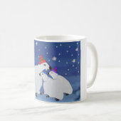 白くまの冬休みのマグ コーヒーマグカップ (正面右)