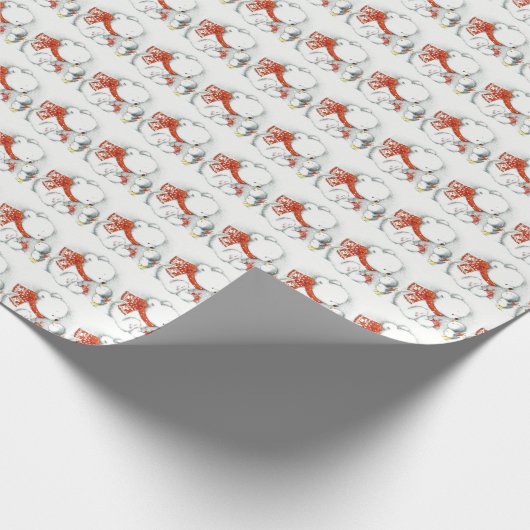 白くまの包装紙 ラッピングペーパー (角)