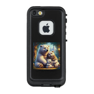 白くまの家族の幸せな時間 LifeProof FRÄ’ iPhone SE/5/5sケース