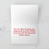 白くまの幸せな休日! シーズンカード (内部)