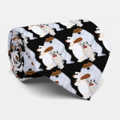 白くまの強盗のタイ ネクタイ (ロール)