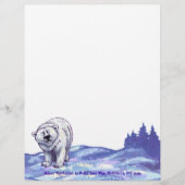 白くまの文房具 レターヘッド (正面)