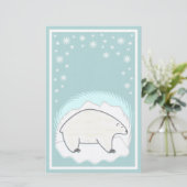 白くまの文房具 便箋 (スタンド正面)