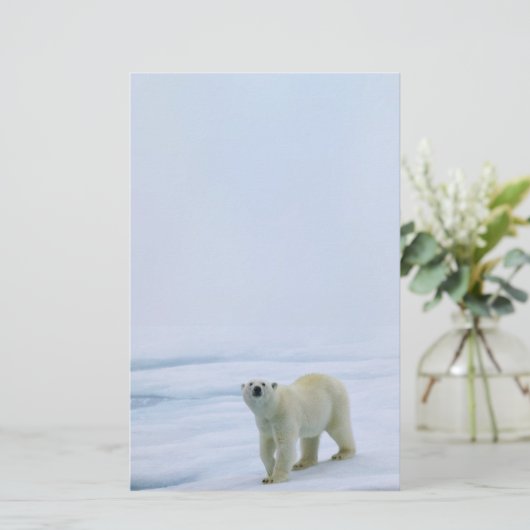 白くまの文房具 便箋 (スタンド正面)