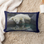 白くまの枕 ランバークッション (ブランケット)