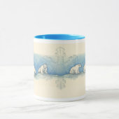 白くまの歩行 マグカップ (中央)