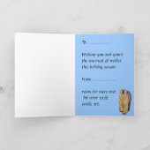 白くまの芸術はカスタムな野性生物の芸術カードを梳きます シーズンカード (内部)