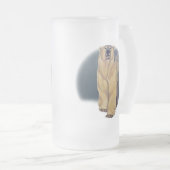 白くまの芸術ビールガラスの野性生物の芸術くまのマグ フロストグラスビールジョッキ (正面右)