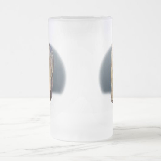 白くまの芸術ビールガラスの野性生物の芸術くまのマグ フロストグラスビールジョッキ (中央)