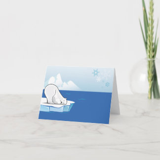 白くまの遊ぶこと カード