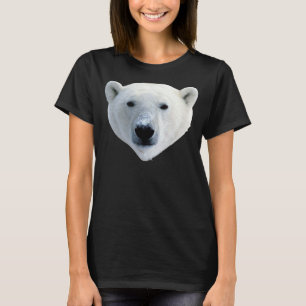 白くまの顔のTシャツ Tシャツ