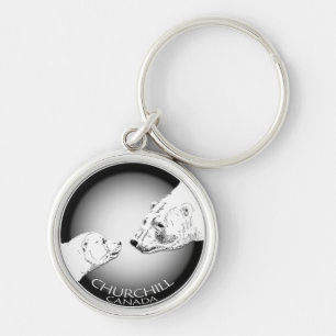 白くまのChuchillのキーホルダーの記念品Keychain キーホルダー