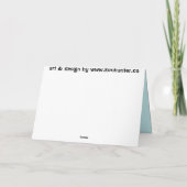 白くまカードカスタム・カードの野性生物の芸術カード シーズンカード (裏面)