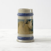 白くまステイン ビールジョッキ (中央)