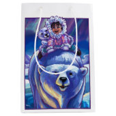 白くまバス ミディアムペーパーバッグ (正面)