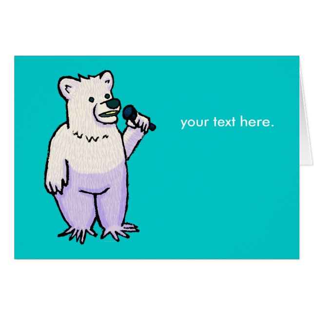 白くまマイク (正面横)