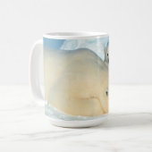 白くま家族 コーヒーマグカップ (正面左)