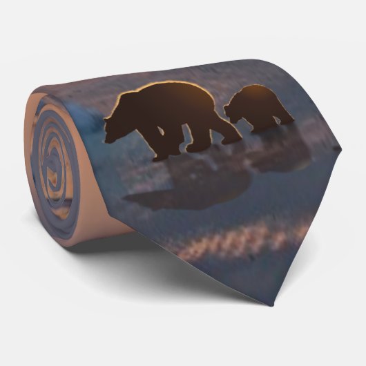 白くま家族 ネクタイ (ロール)