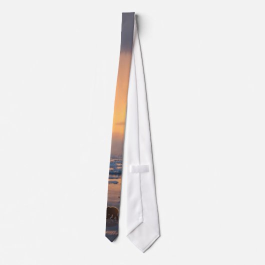 白くま家族 ネクタイ (裏面)