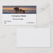 白くま家族 名刺 (正面/裏面)