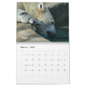 白くま2012年 カレンダー (2月 2026)