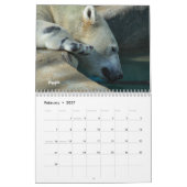 白くま2012年 カレンダー (2月 2027)