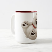 白くま ツートーンマグカップ (正面左)