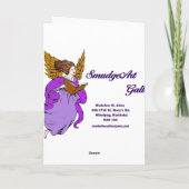 白くま、ハッピーバースデーの息子 カード (裏面)