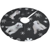 白くま-ルナ ブラッシュドポリエステルツリースカート (アングル)