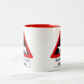 白くま、交通標識、ノルウェー ツートーンマグカップ (中央)