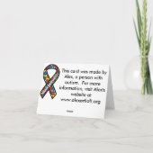 白くま、幸せな休日! シーズンカード (裏面)