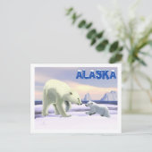 白くま- Nose Bestママ ポストカード (スタンド正面)