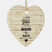 白くフェイクな木 セラミックオーナメント (右)