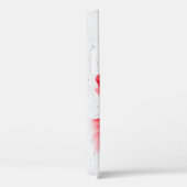 白く塗った木に赤いケシの実 Case-Mate iPhoneケース (裏面 / 右)