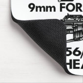 白く最終的でフェミニンな保護 マウスパッド (コーナー)