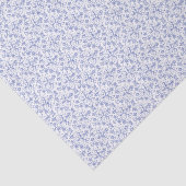 白く装飾的な花柄のカスタムなタマキビの青 薄葉紙 (詳細)