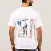 白く輝く独立精神 Tシャツ (裏面)