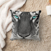 白く黒いパターン枕 クッション (ブランケット)