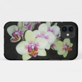 白く、ピンクの蘭 Case-Mate iPhoneケース (裏面(横))