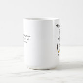 白く、黒く、青のRumi -旋舞教団員を襲って下さい コーヒーマグカップ (中央)