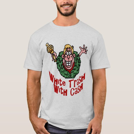 白ごみ箱 Tシャツ (正面)