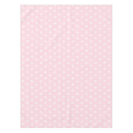 白さくらんぼの花がピンク テーブルクロス