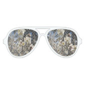 白さくらんぼの花/桜/ サクラ(桜) アビエーターサングラス (正面)