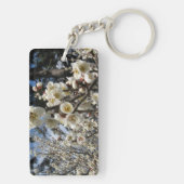 白さくらんぼの花/桜/ サクラ(桜) キーホルダー (裏面)