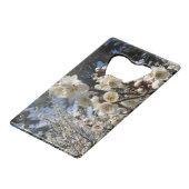 白さくらんぼの花/桜/ サクラ(桜) クレジットカード栓抜き (正面アングル)