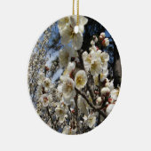 白さくらんぼの花/桜/ サクラ(桜) セラミックオーナメント (右)