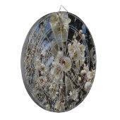 白さくらんぼの花/桜/ サクラ(桜) ダーツボード (正面左)